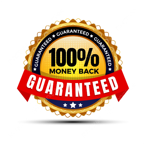 100% Money Back Guarantee